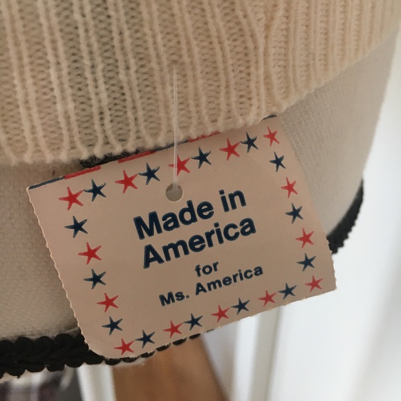 vintage It’s pure Gould sweater made In America size M red & white - Picture 6 of 8